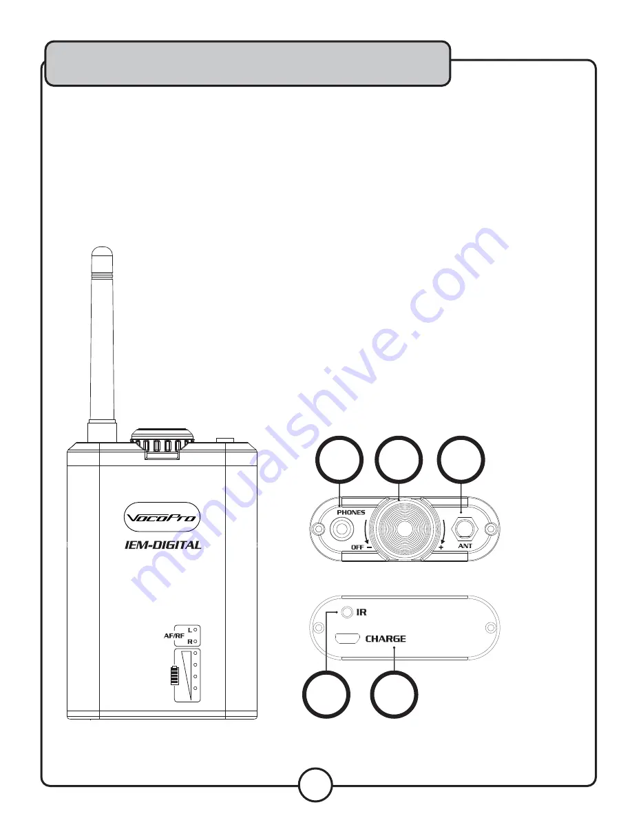 VocoPro IEM-DIGITAL Owner'S Manual Download Page 15