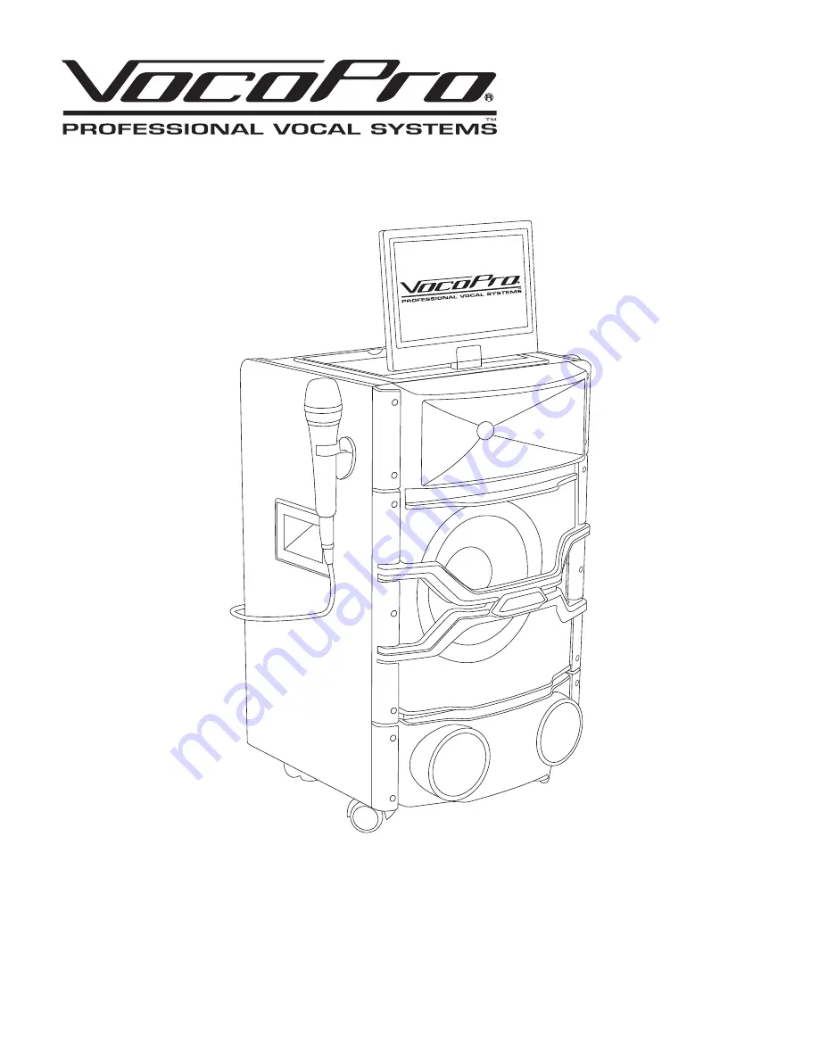 VocoPro Karaoke RockOnRoller Owner'S Manual Download Page 1