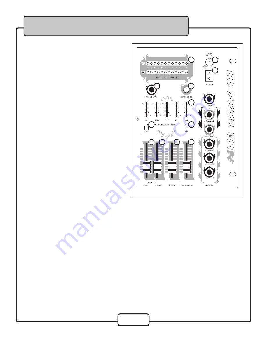 VocoPro KJ-7808RV Owner'S Manual Download Page 14