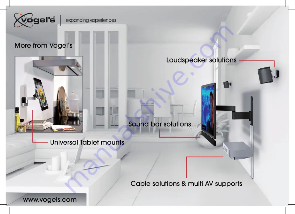 vogel's WALL 2015 Mounting Instructions Download Page 20