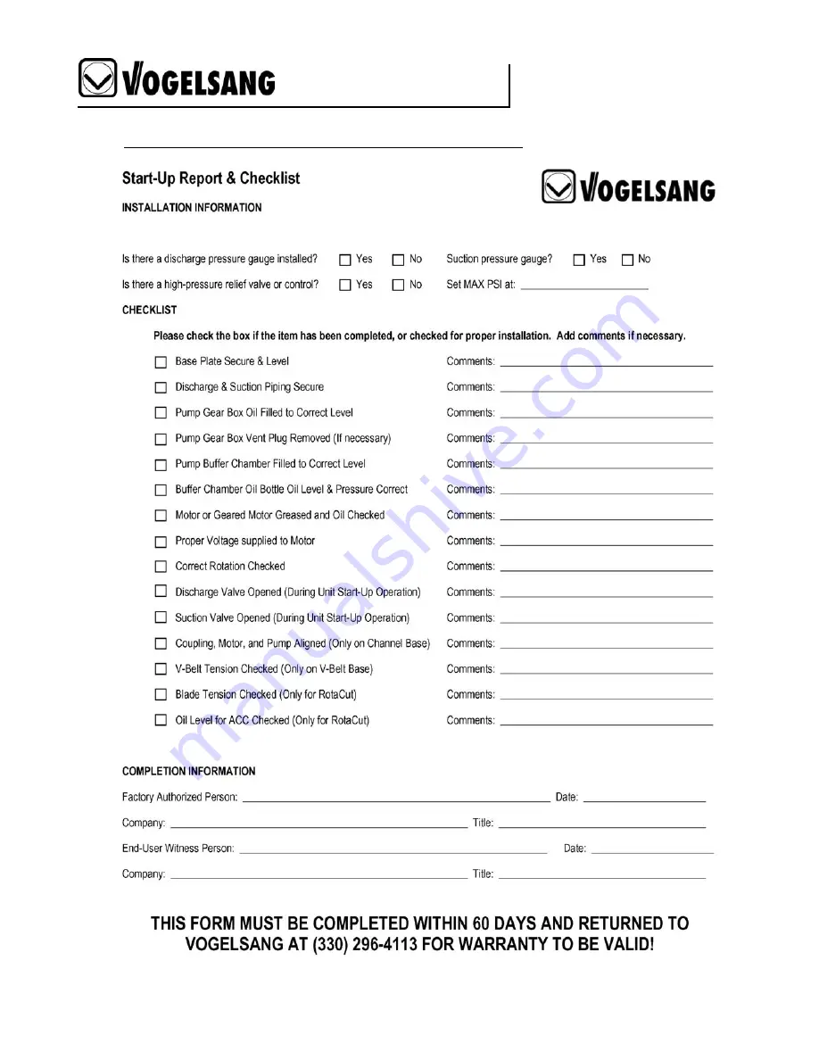 Vogelsang VX Series Manual Download Page 191