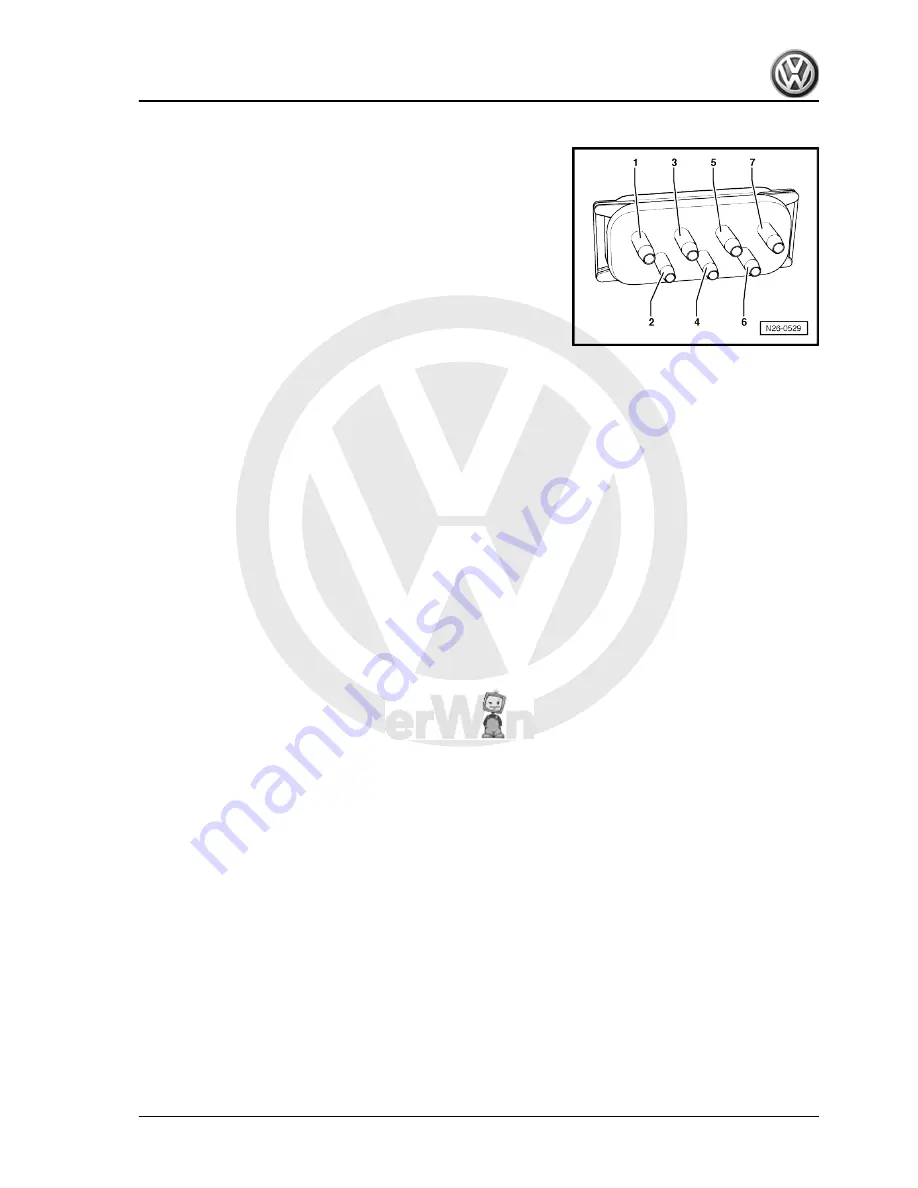 Volkswagen FOX 2004 Workshop Manual Download Page 125