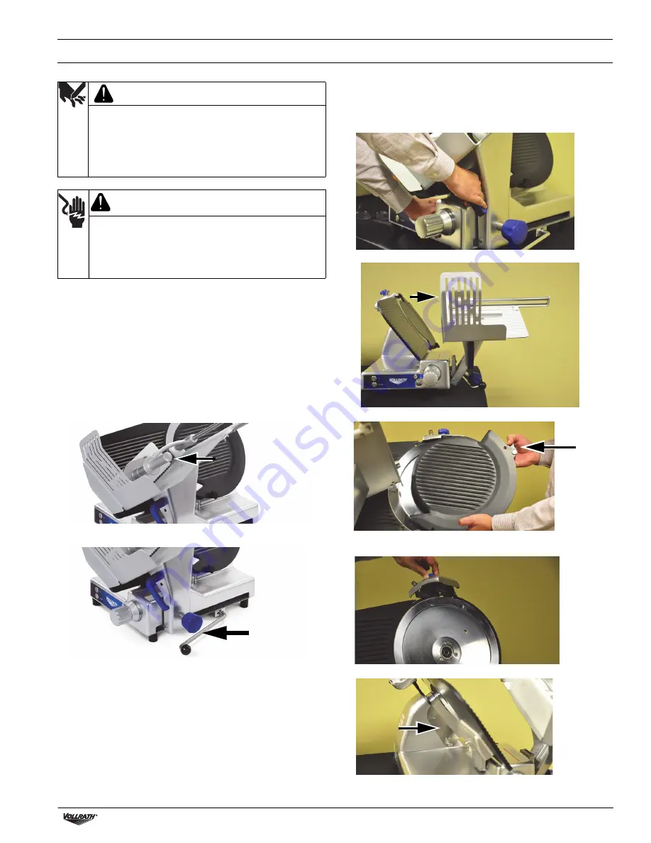 Vollrath SLM330E/S Operator'S Manual Download Page 5