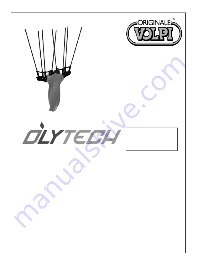 Volpi Olytech 455SP-455L-455X Скачать руководство пользователя страница 1