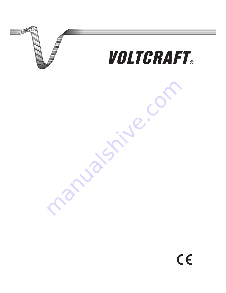 VOLTCRAFT ET-100 Operating Instructions Manual Download Page 1