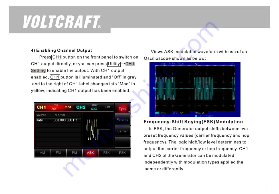 VOLTCRAFT FG-1251 Operating Manual Download Page 63