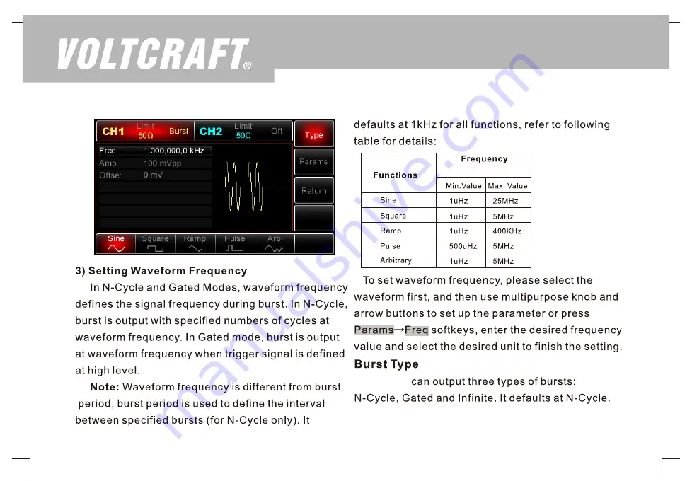 VOLTCRAFT FG-1251 Operating Manual Download Page 95