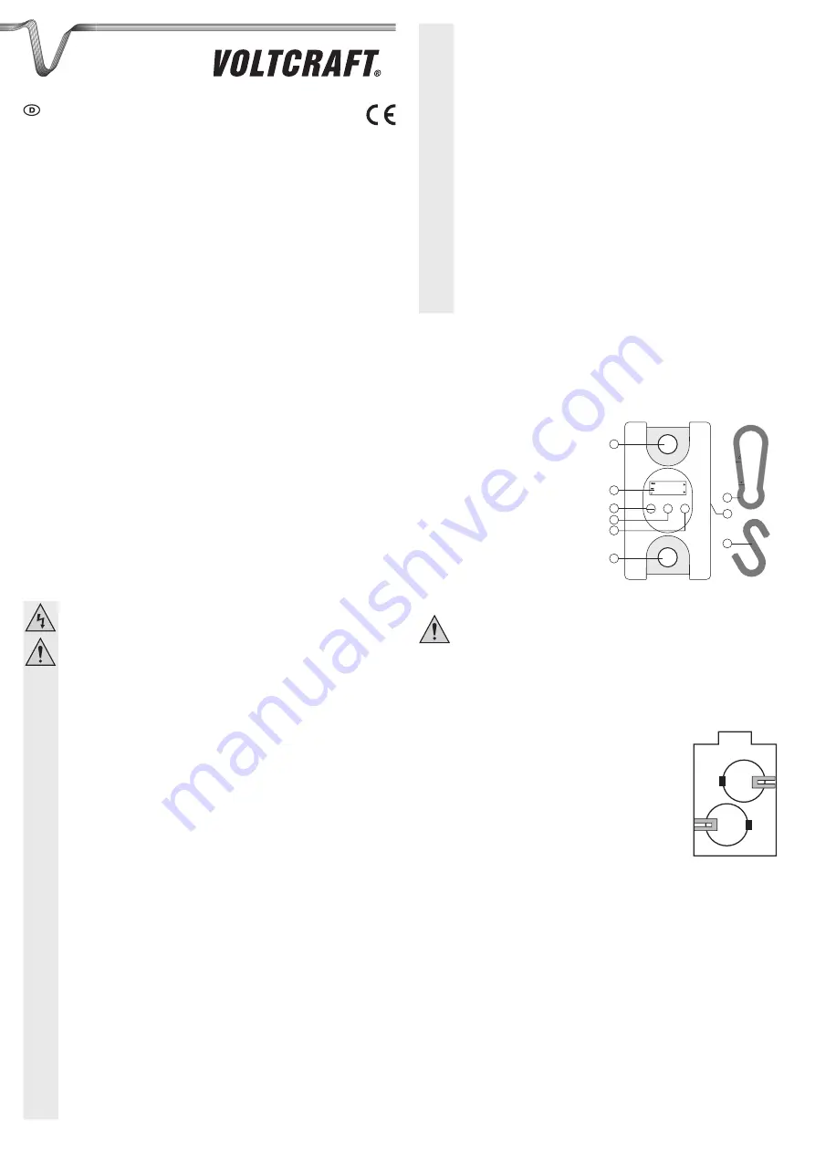 VOLTCRAFT HS-70 Operating Instructions Manual Download Page 1