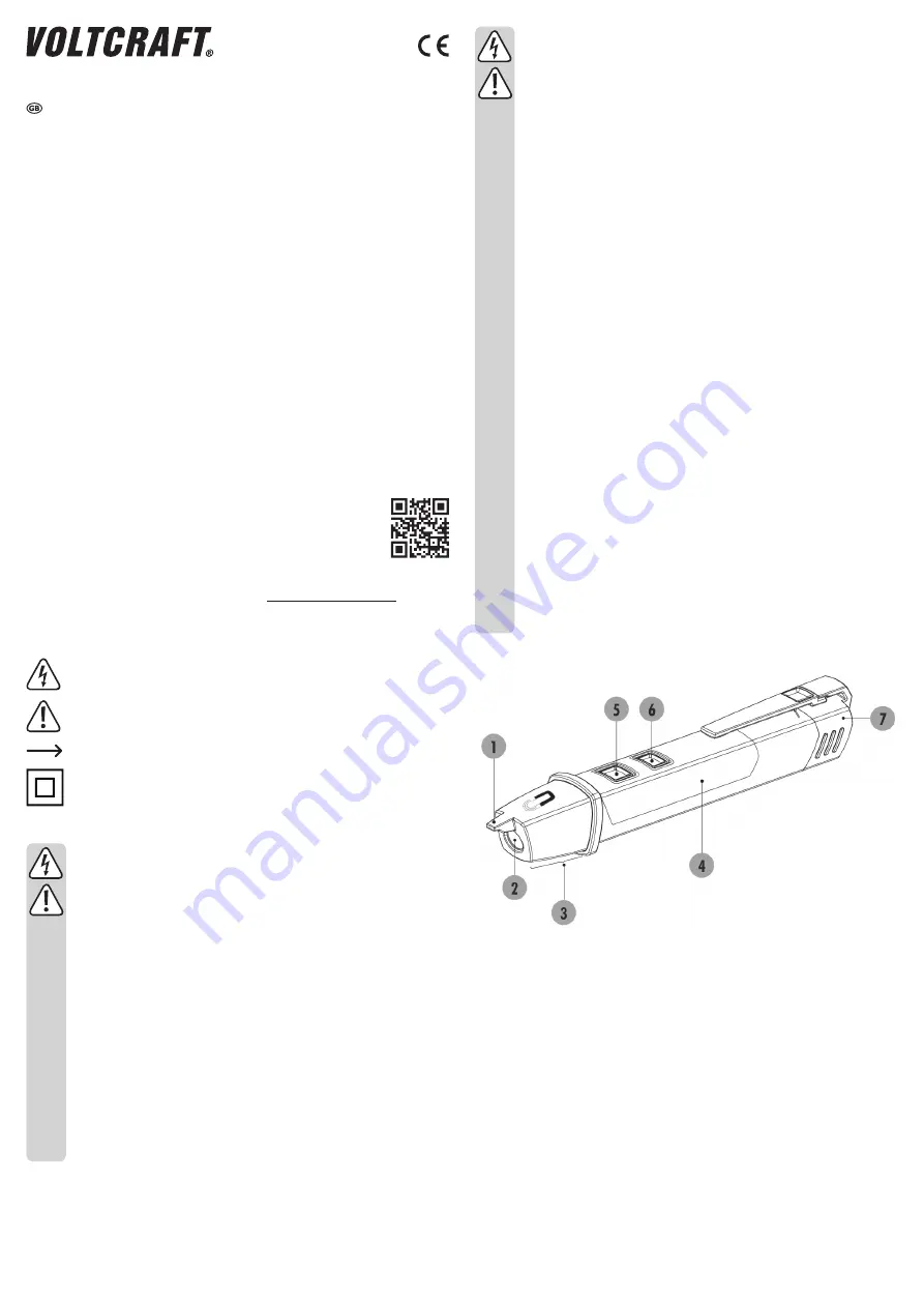 VOLTCRAFT MS-540 Operating Instructions Manual Download Page 3