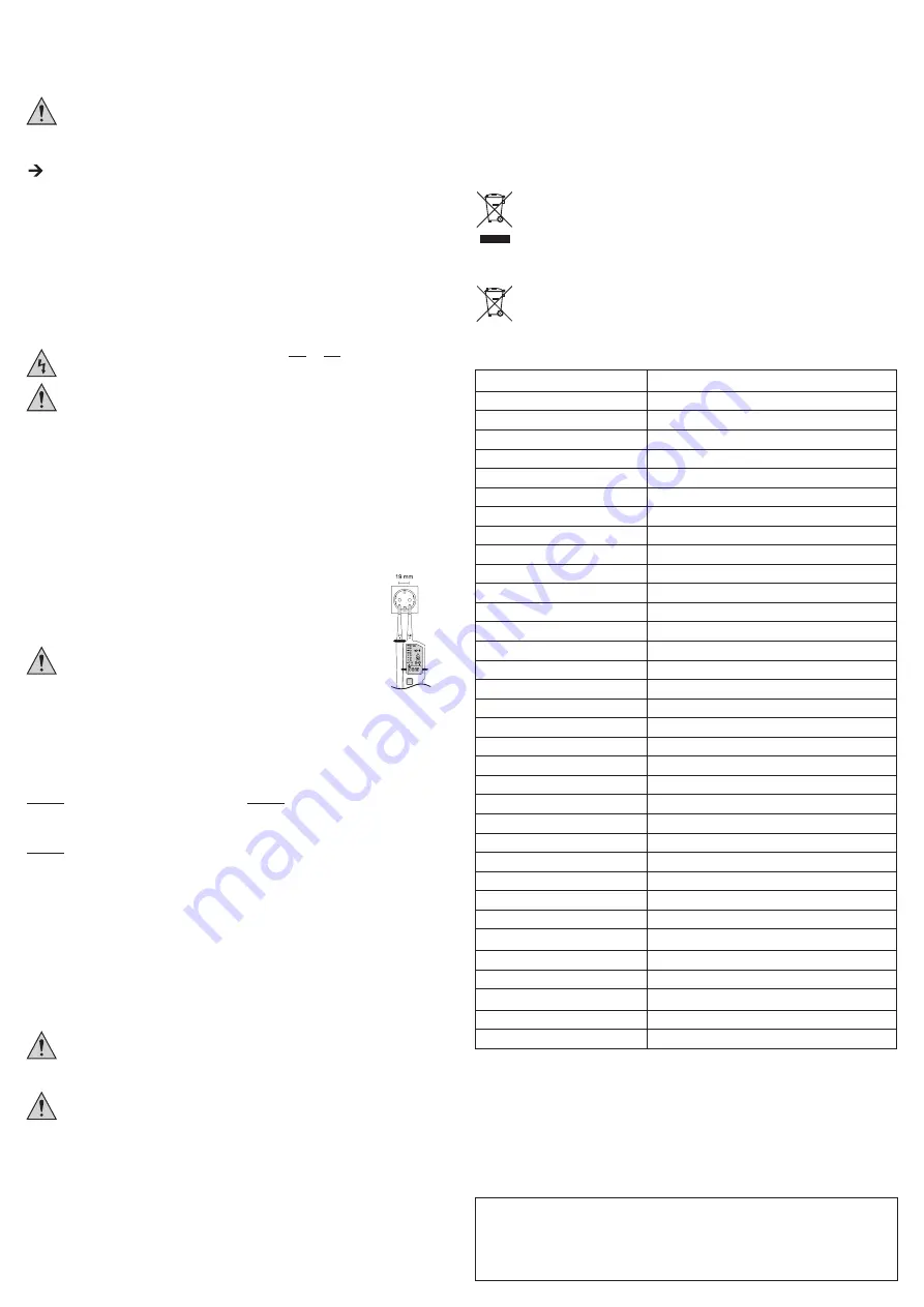 VOLTCRAFT VC-55 LCD Operating Instructions Manual Download Page 4