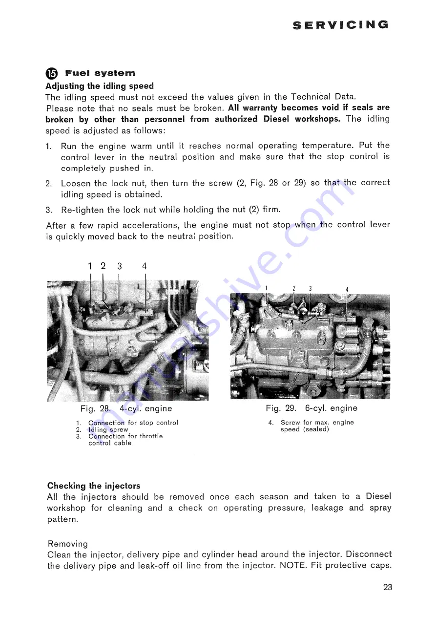 Volvo Penta MD21A Operator'S Manual Download Page 25