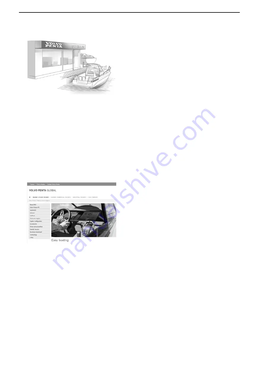 Volvo Penta V6-240 Operator'S Manual Download Page 16