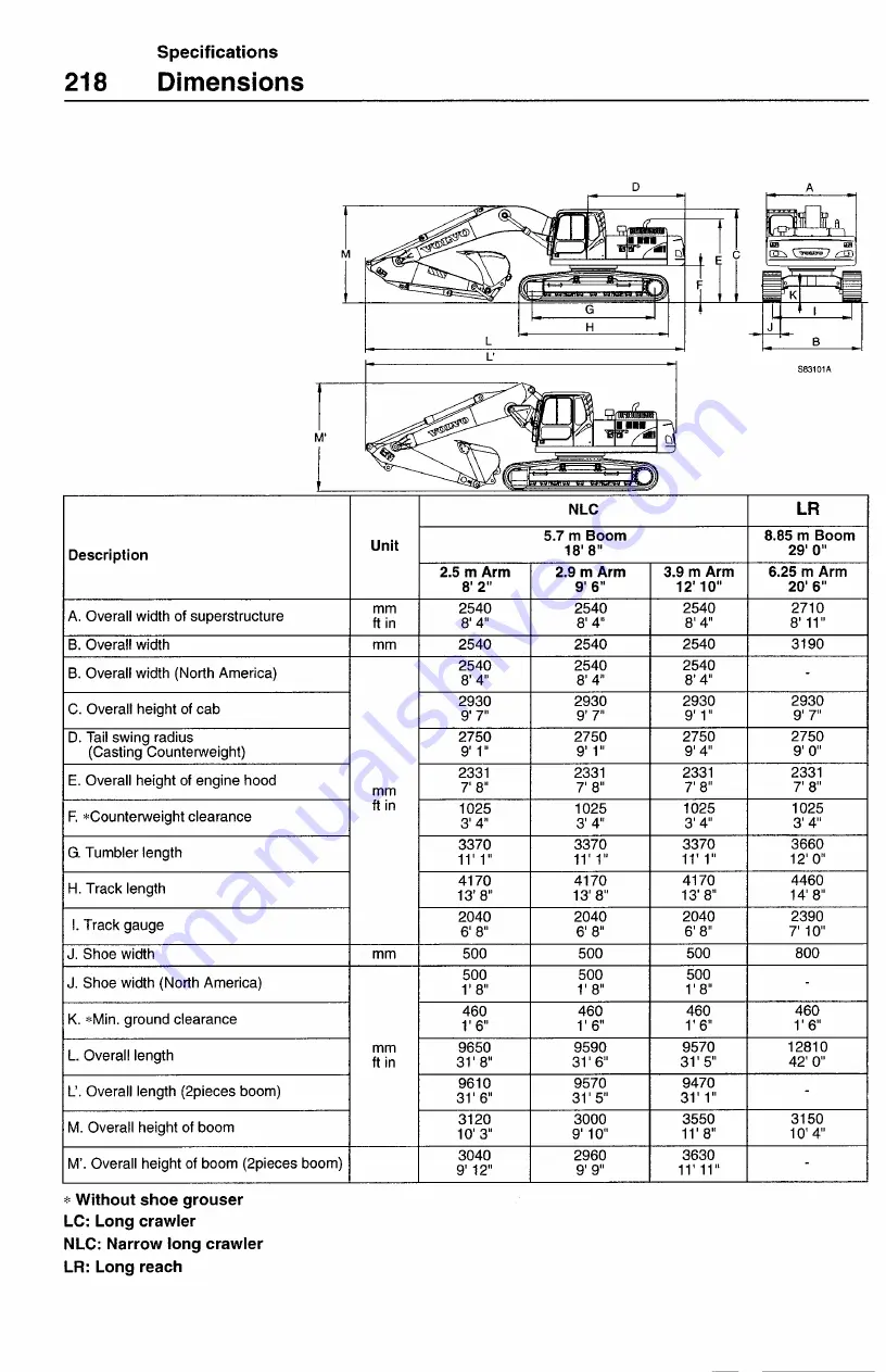 Volvo EC210B Manual Download Page 220