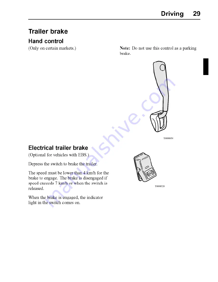 Volvo FH Driver'S Handbook Manual Download Page 33