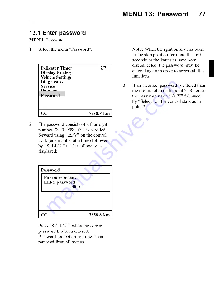 Volvo FH Driver'S Handbook Manual Download Page 221