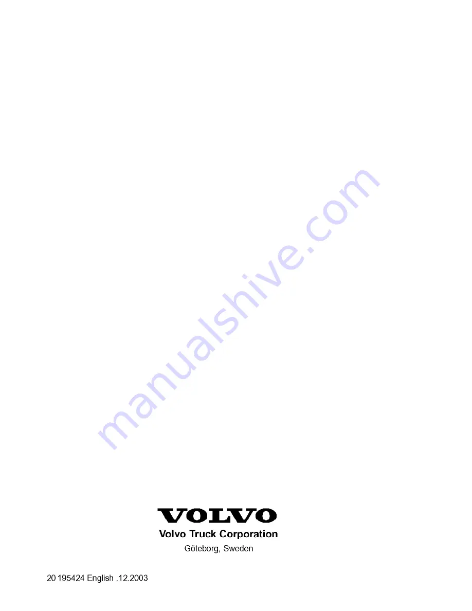 Volvo FH Driver'S Handbook Manual Download Page 786