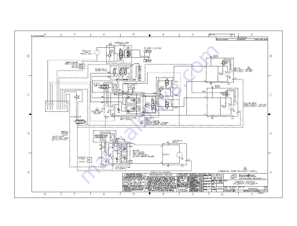 Volvo Ingersoll Rand SD-116 TF Series Operator'S Manual Download Page 250