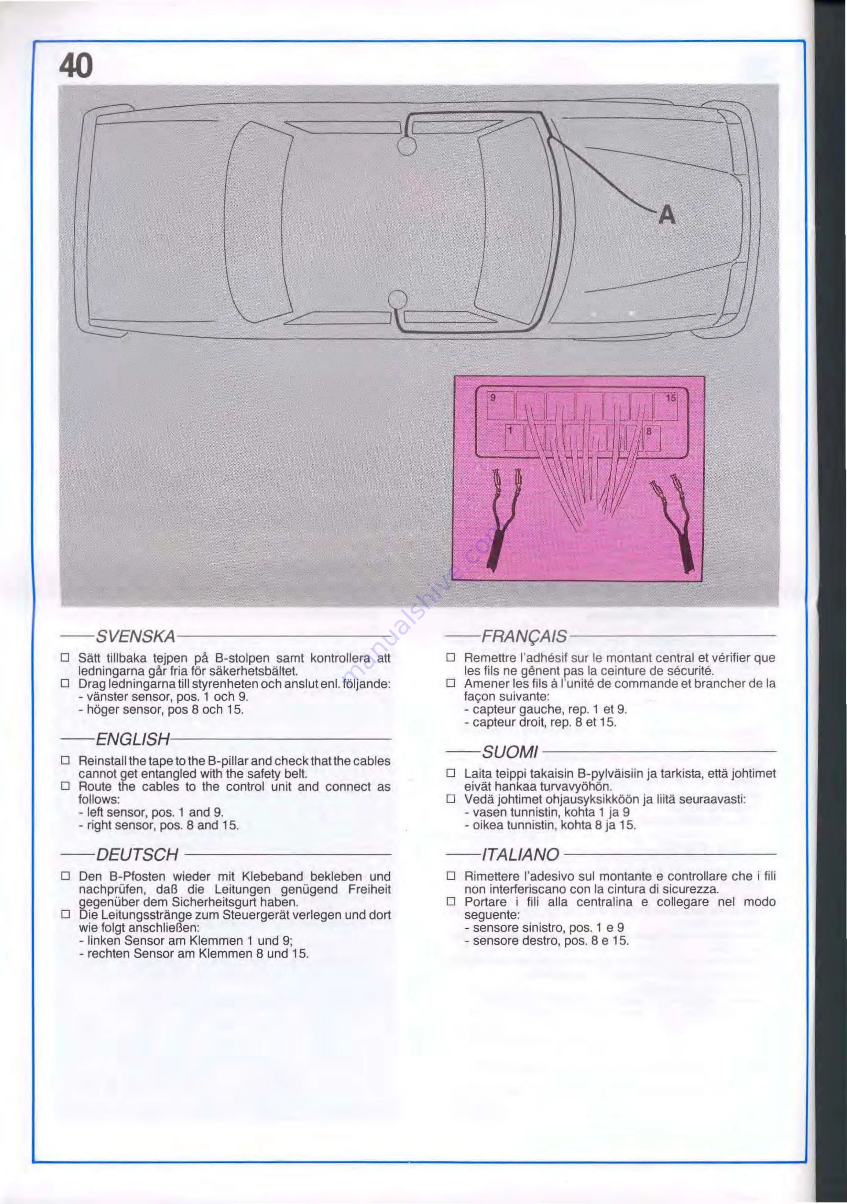 Volvo P-3-39-165 Installation Instructions Manual Download Page 24