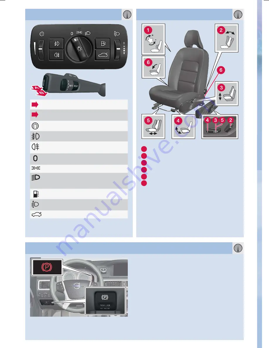 Volvo V70 2011 Скачать руководство пользователя страница 8