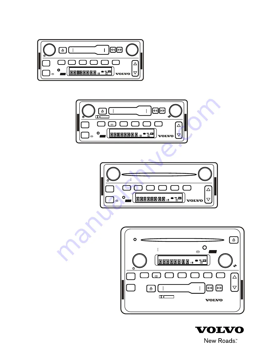 Volvo VR100 Operating Instructions Manual Download Page 1