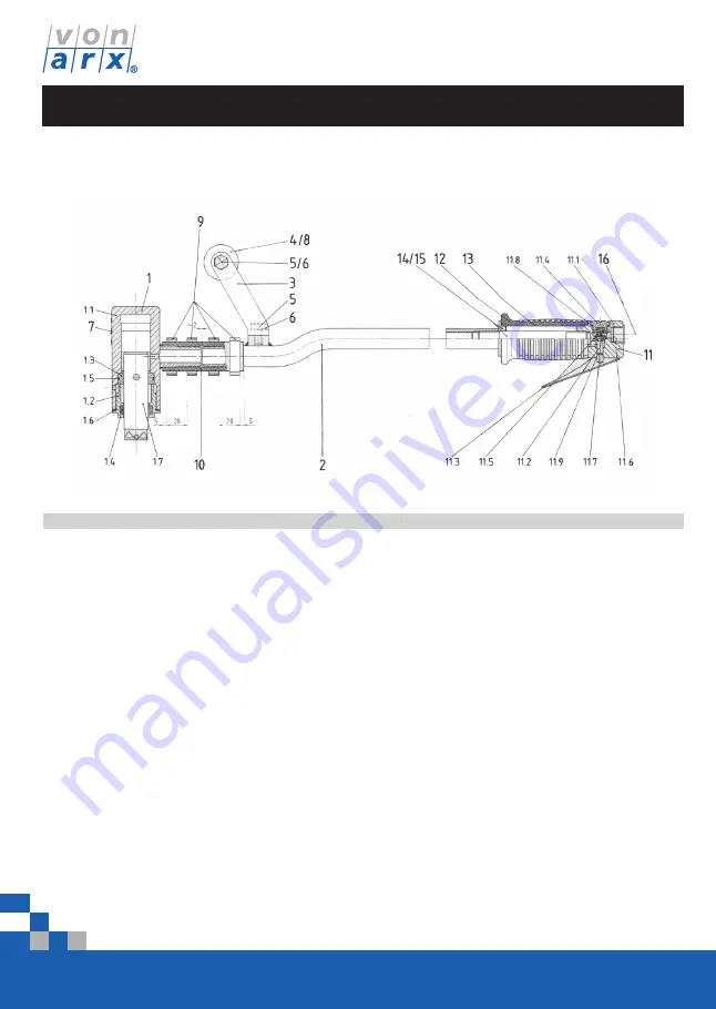 Von Arx DK 1 H Operating Manual Download Page 26