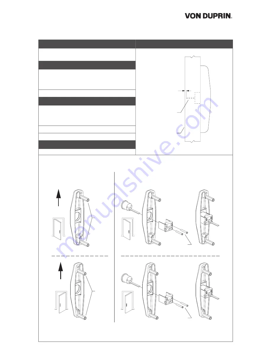 Von Duprin 388NL Installation Instructions Download Page 1