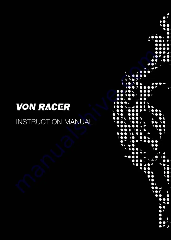 Von Racer 8280 Instruction Manual Download Page 1