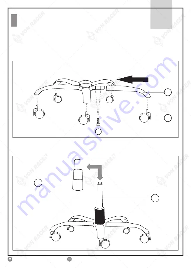 Von Racer 8280 Instruction Manual Download Page 5