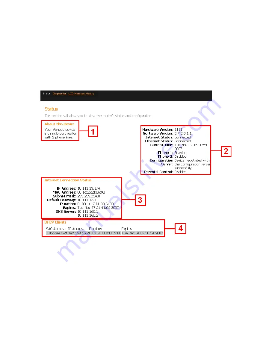 Vonage V-Portal User Manual Download Page 88