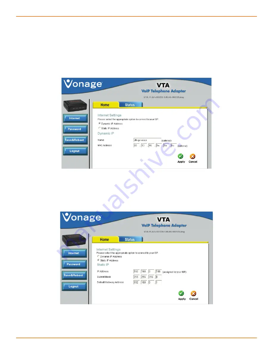 Vonage VTA User Manual Download Page 14