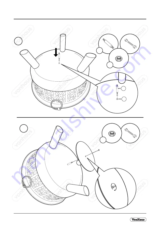 VonHaus 2517026 Manual Download Page 12