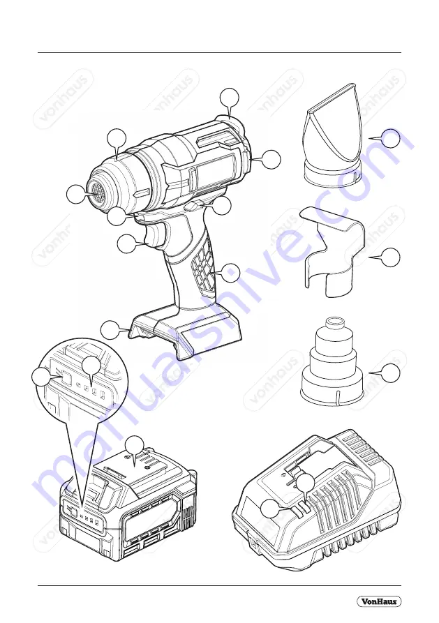 VonHaus 3500197 Manual Download Page 14