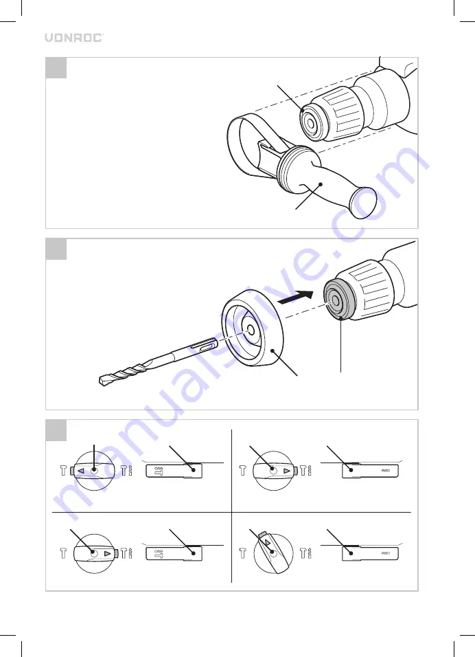 VONROC RH504AC Original Instructions Manual Download Page 3