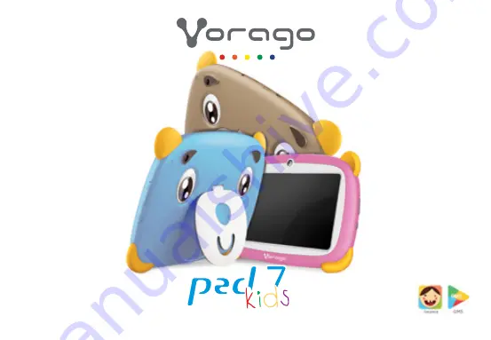 VORAGO Pad 7 Kids Скачать руководство пользователя страница 1