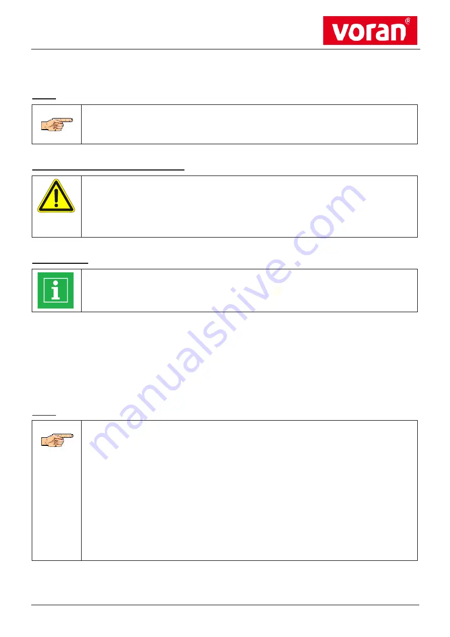 voran EP 1000 Operating Manual Download Page 5