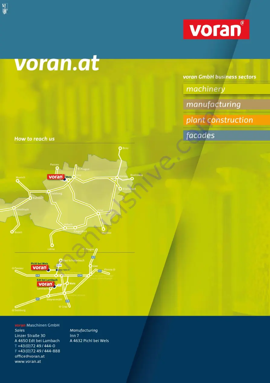 voran EP 1000 Operating Manual Download Page 40