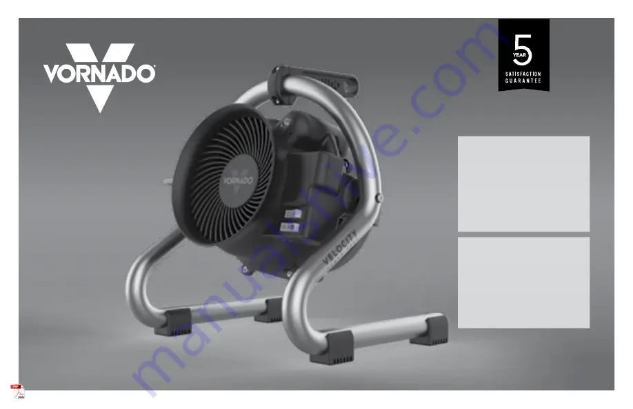 Vornado Velocity HD Owner'S Manual Download Page 1