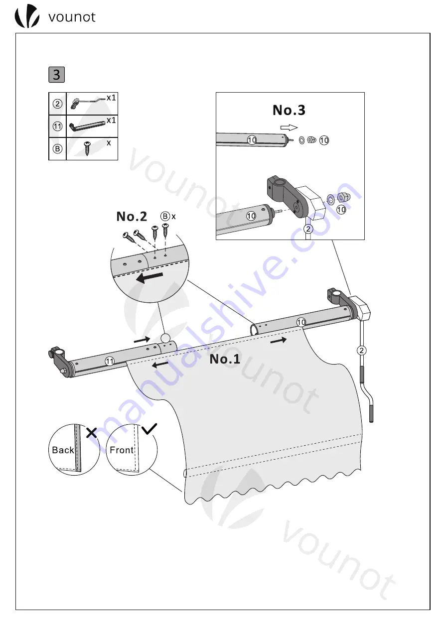 VOUNOT 6563095248919 Manual Download Page 17