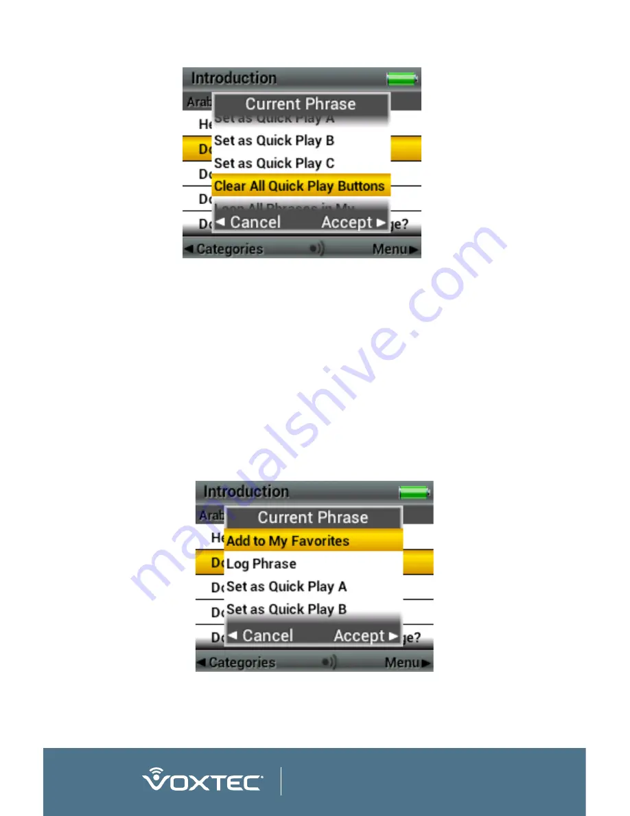 Voxtec SQU.ID SQ.410 User Manual Download Page 26