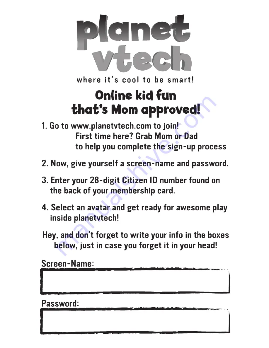 VTech Click Box User Manual Download Page 23