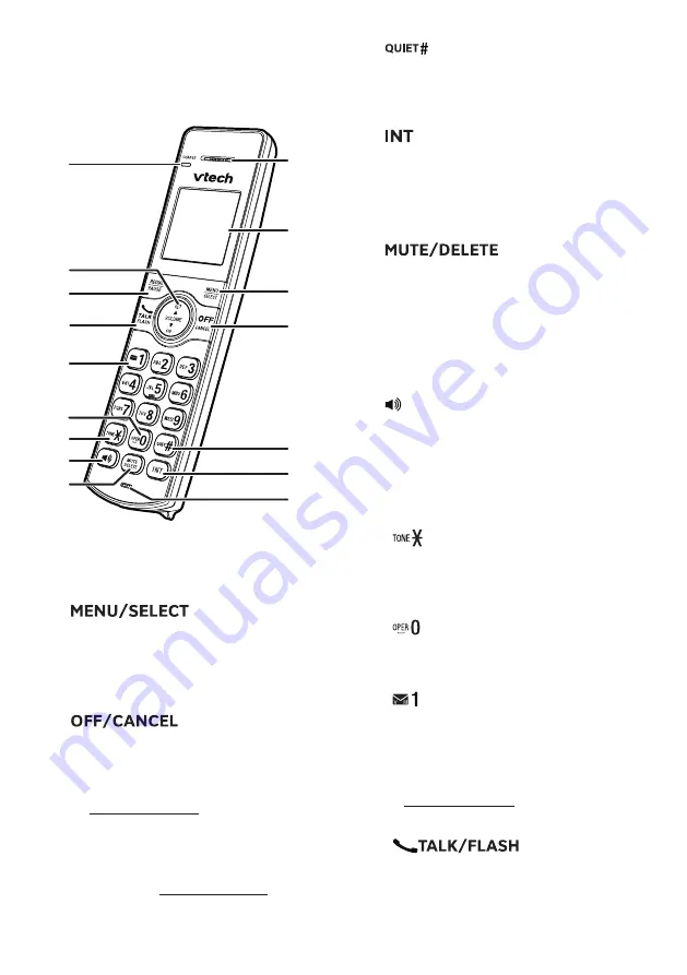 VTech CS6919 User Manual Download Page 8