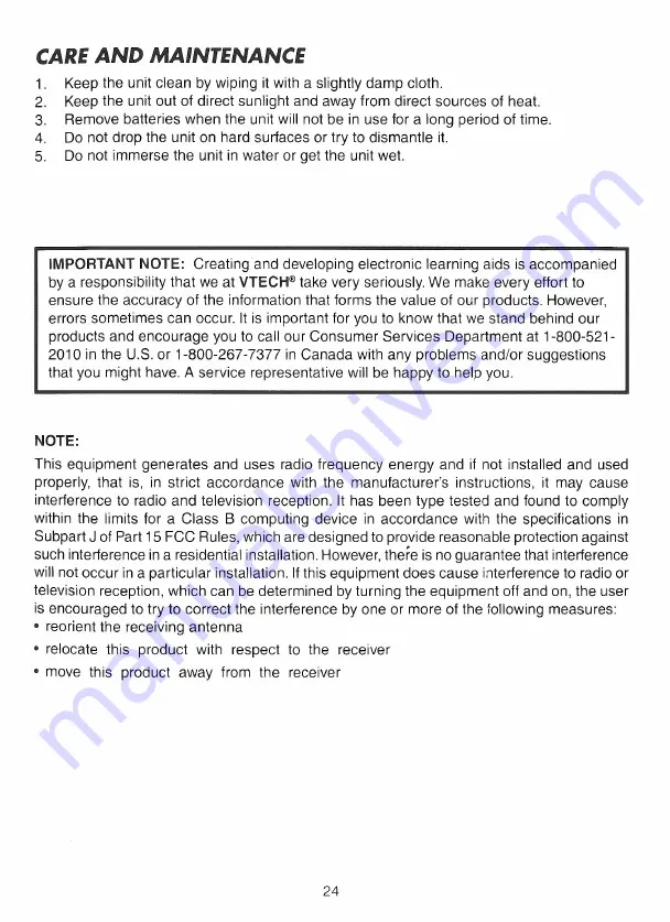 VTech E Power User Manual Download Page 27