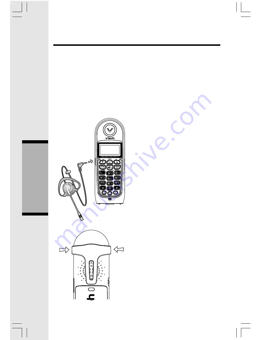 VTech mi6820 - 5.8 GHz Handset Скачать руководство пользователя страница 10