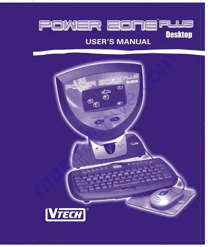 VTech Power Zone Plus Desktop User Manual Download Page 1