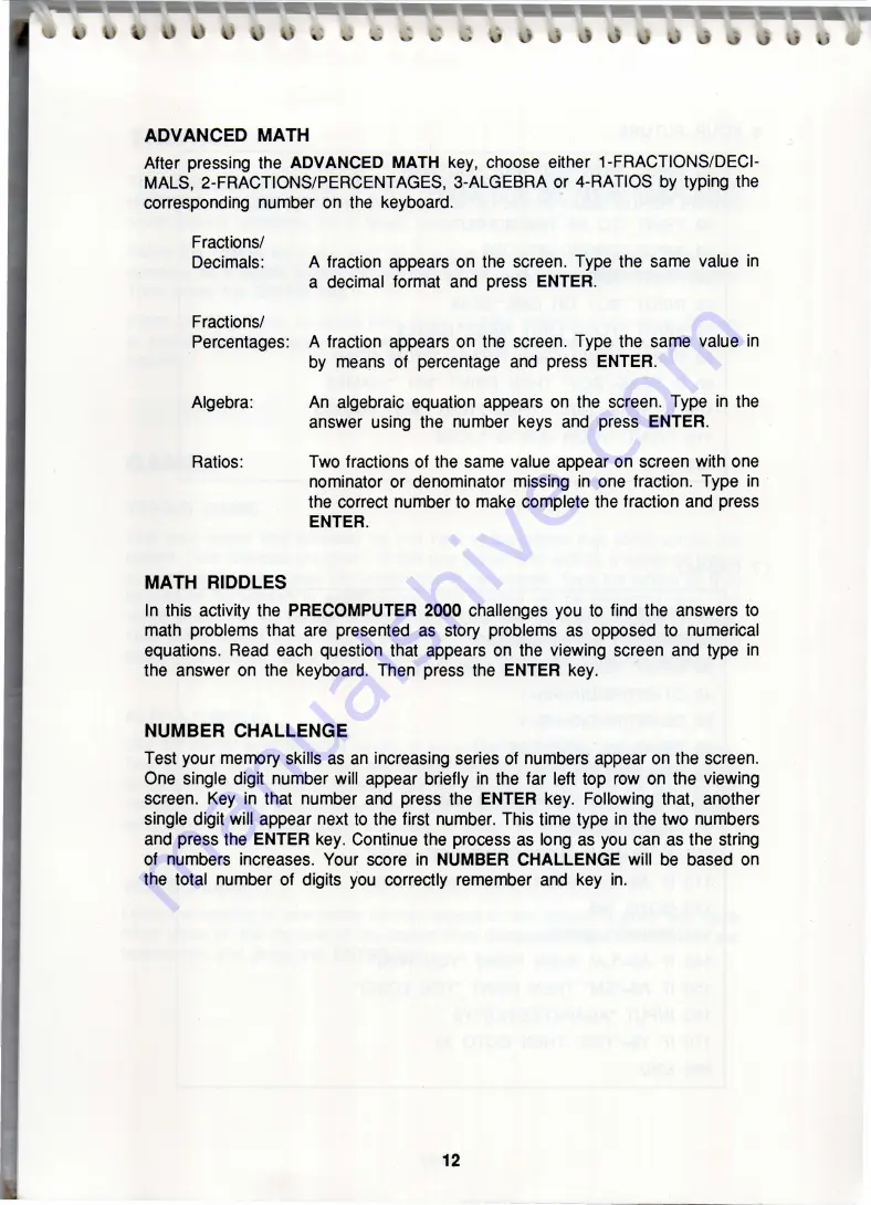 VTech PreComputer 2000 Manual Download Page 13