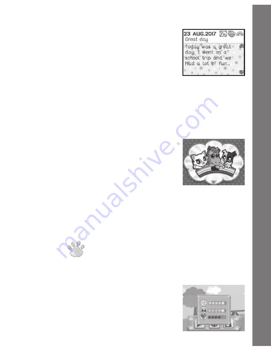 VTech Secret Safe Diary Visual User Manual Download Page 11