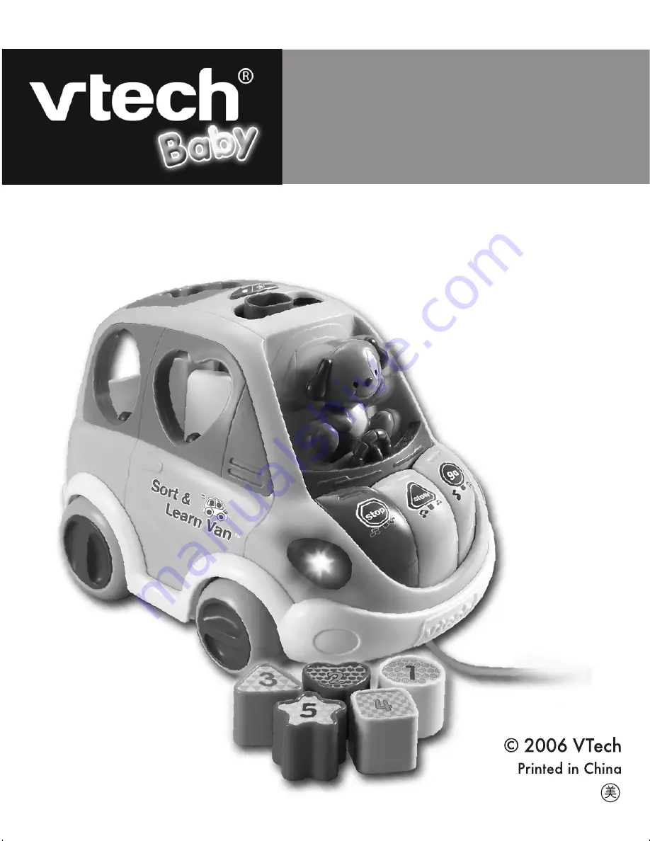 VTech Sort & Learn Van User Manual Download Page 1