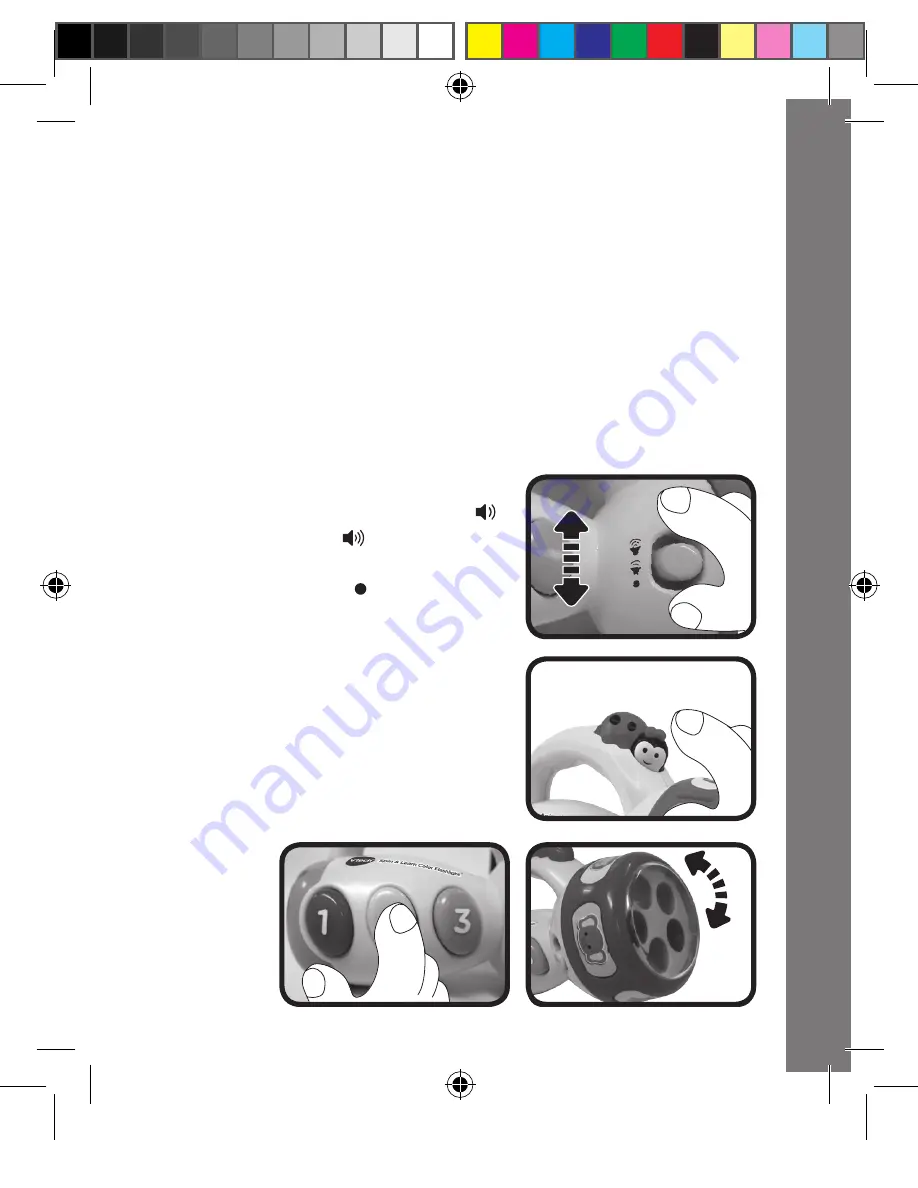 VTech Spin & Learn Color Flashlight User Manual Download Page 5