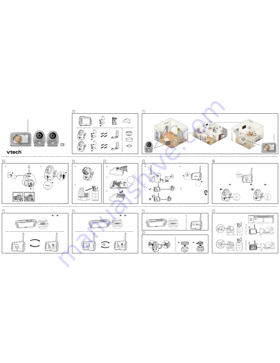 VTech VM342-2 Скачать руководство пользователя страница 1