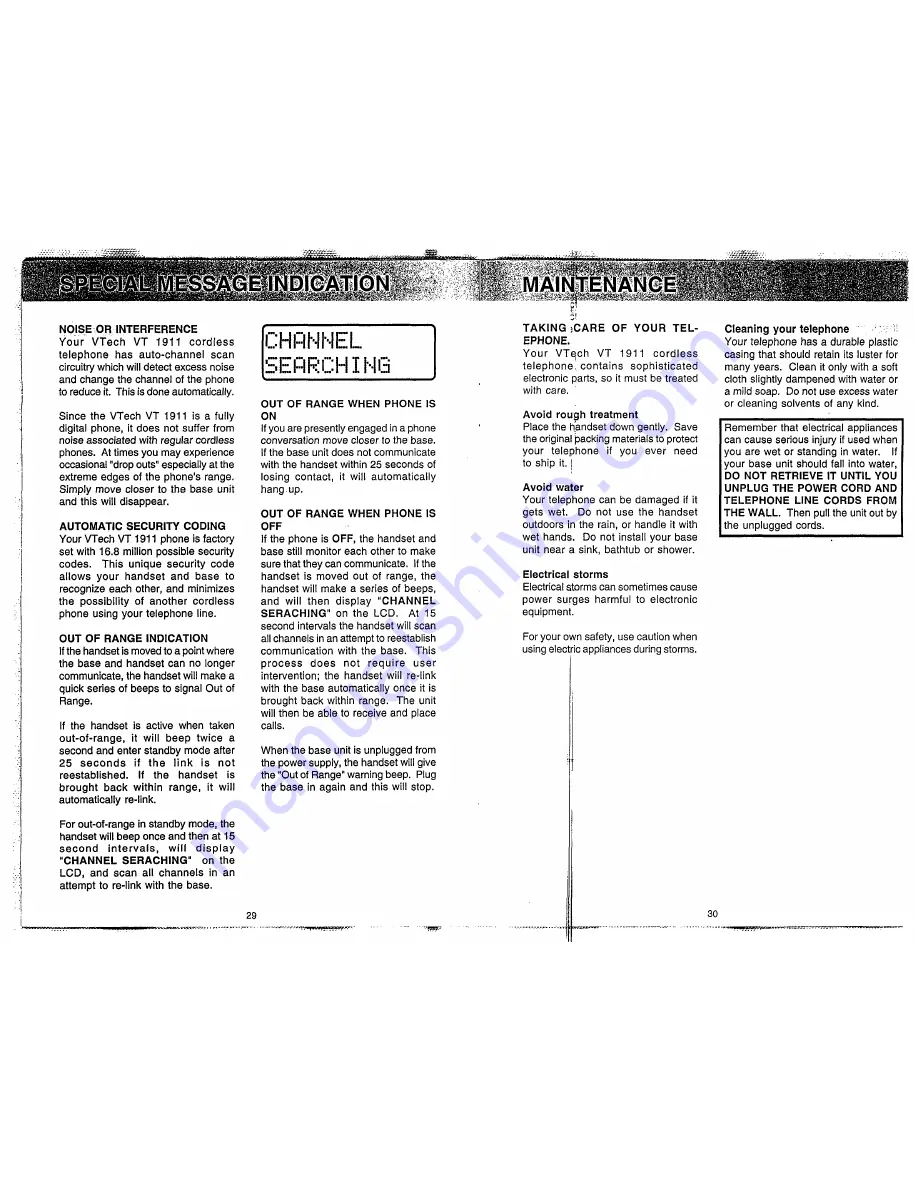 VTech VT 1911 Instruction Manual Download Page 17